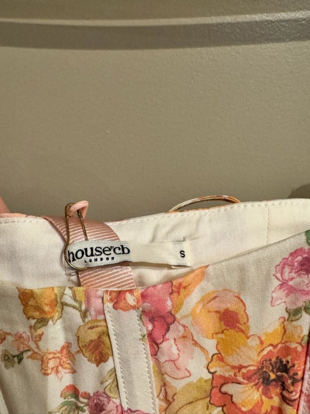 NWT House of CB Saira Ivory Floral Corset Midi Dress Size S - Picture 5 of 13